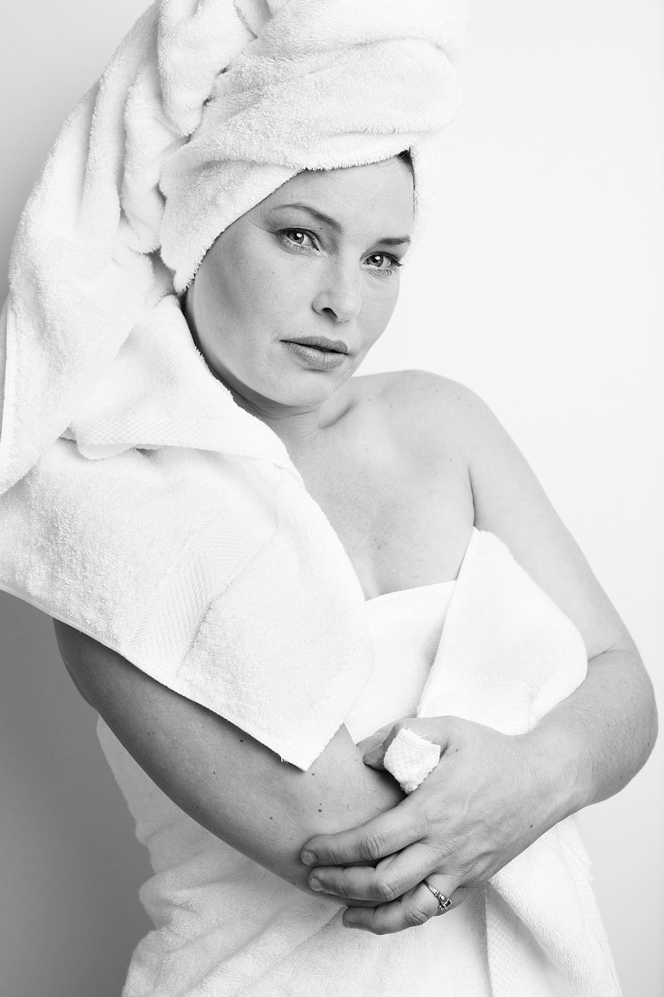 Heather towel series