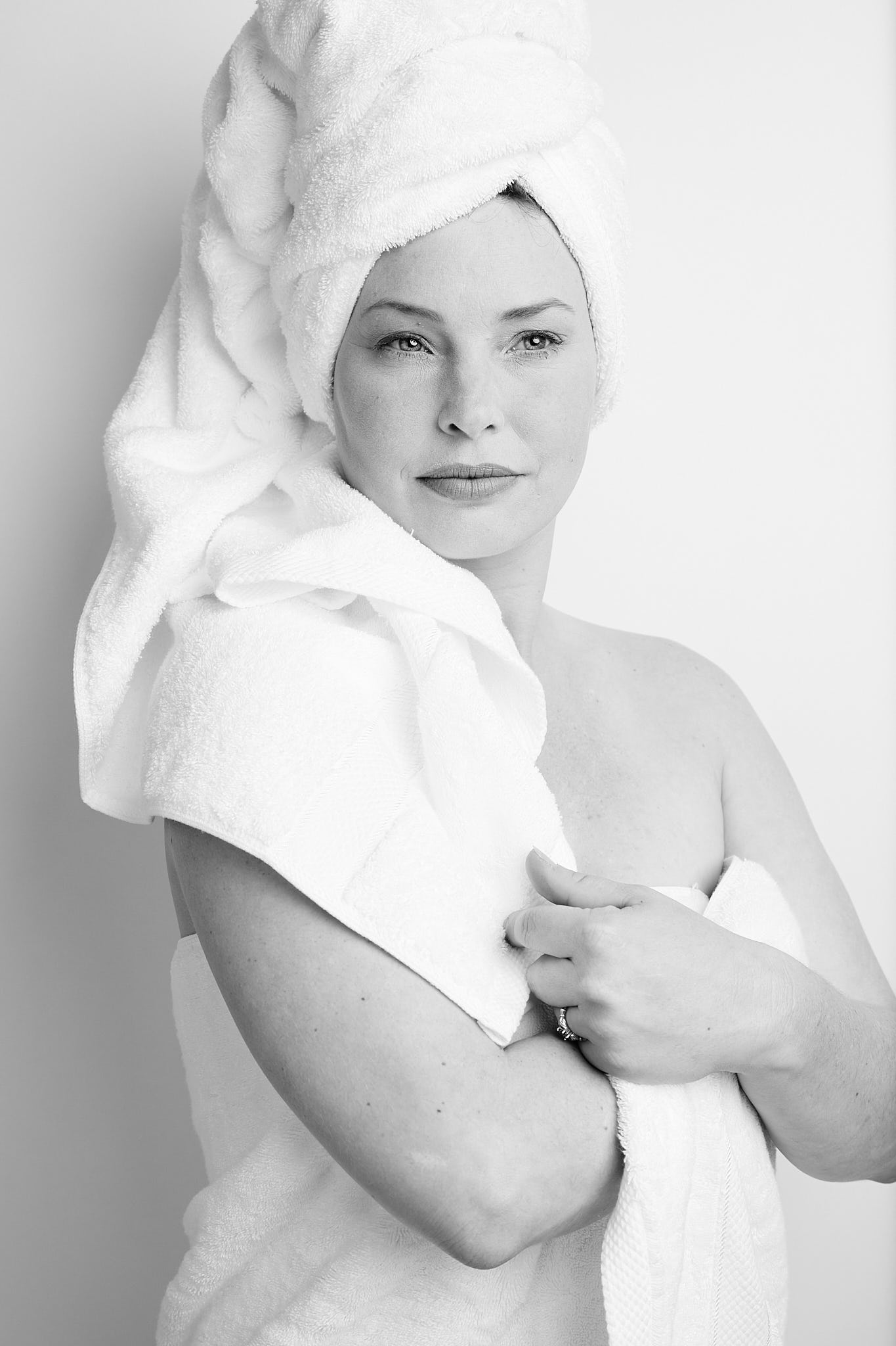 Heather towel series